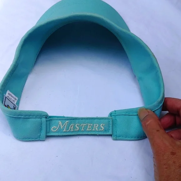 2017 Ladies Masters visor, aqua/teal - Picture 5 of 7